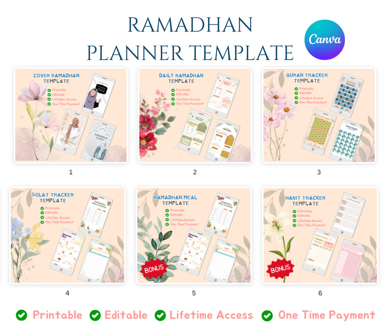 Ramadhan Planner Template